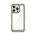 Plastic transparent backboard protective cover for Apple iPhone in PC TPU material, anti-fall phone case with clear design