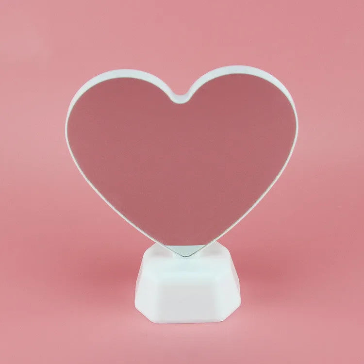 Rose red LED double-sided love tunnel light made of plastic measuring 16x7x19cm