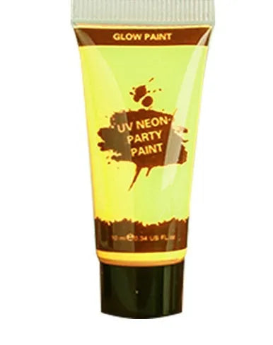 25ml bottle of neon face and body paint in non-toxic gouache formula
