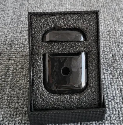 Carbon fiber protective case for second generation wireless Bluetooth headset with anti-fall shell