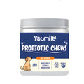 Probiotic chewing capsules 120 count health supplement pack for daily digestive support