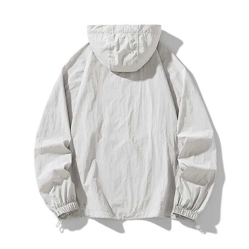 Unisex outdoor sports jacket in loose fit available in multiple colours for sun protection