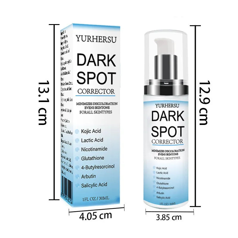 30ml spot lightening essence glass bottle with dropper applicator for skincare treatment