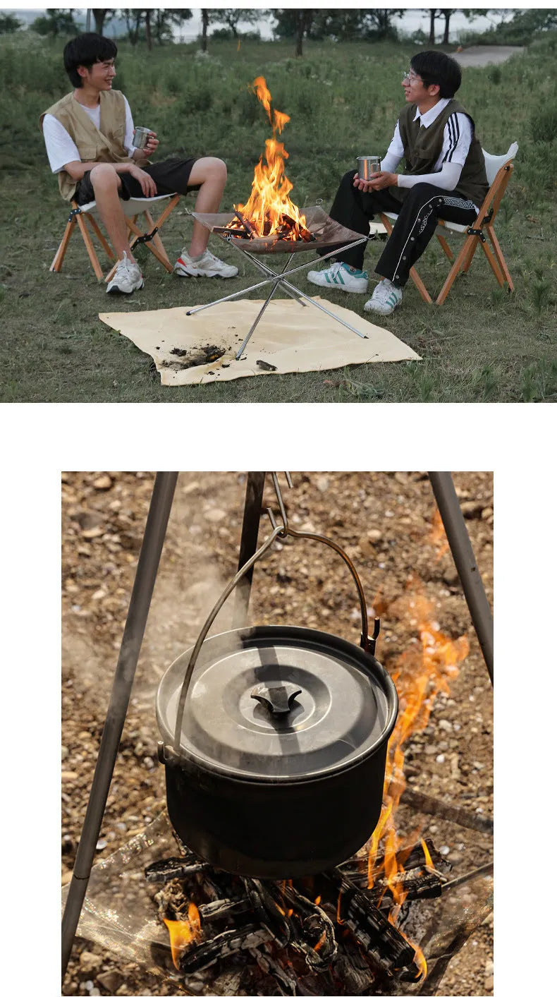 Silver stainless steel barbecue grill with net in medium or large size options for outdoor cooking