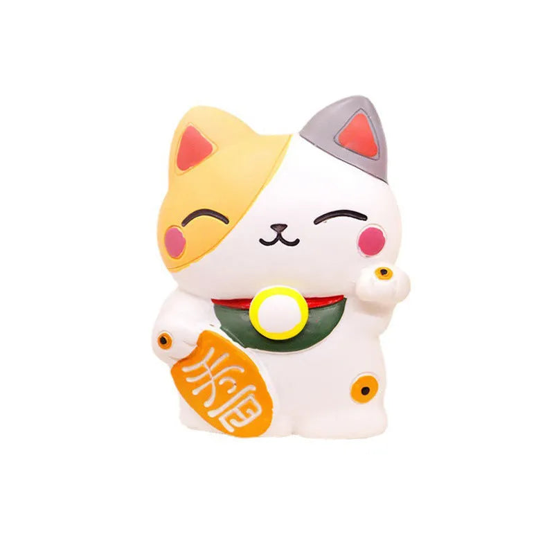 Black and white cat resin aromatherapy clip for car air conditioning vents with cotton pads