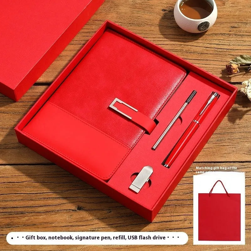 A5 soft pu leather notebook in business brown colour with wood-free paper pages