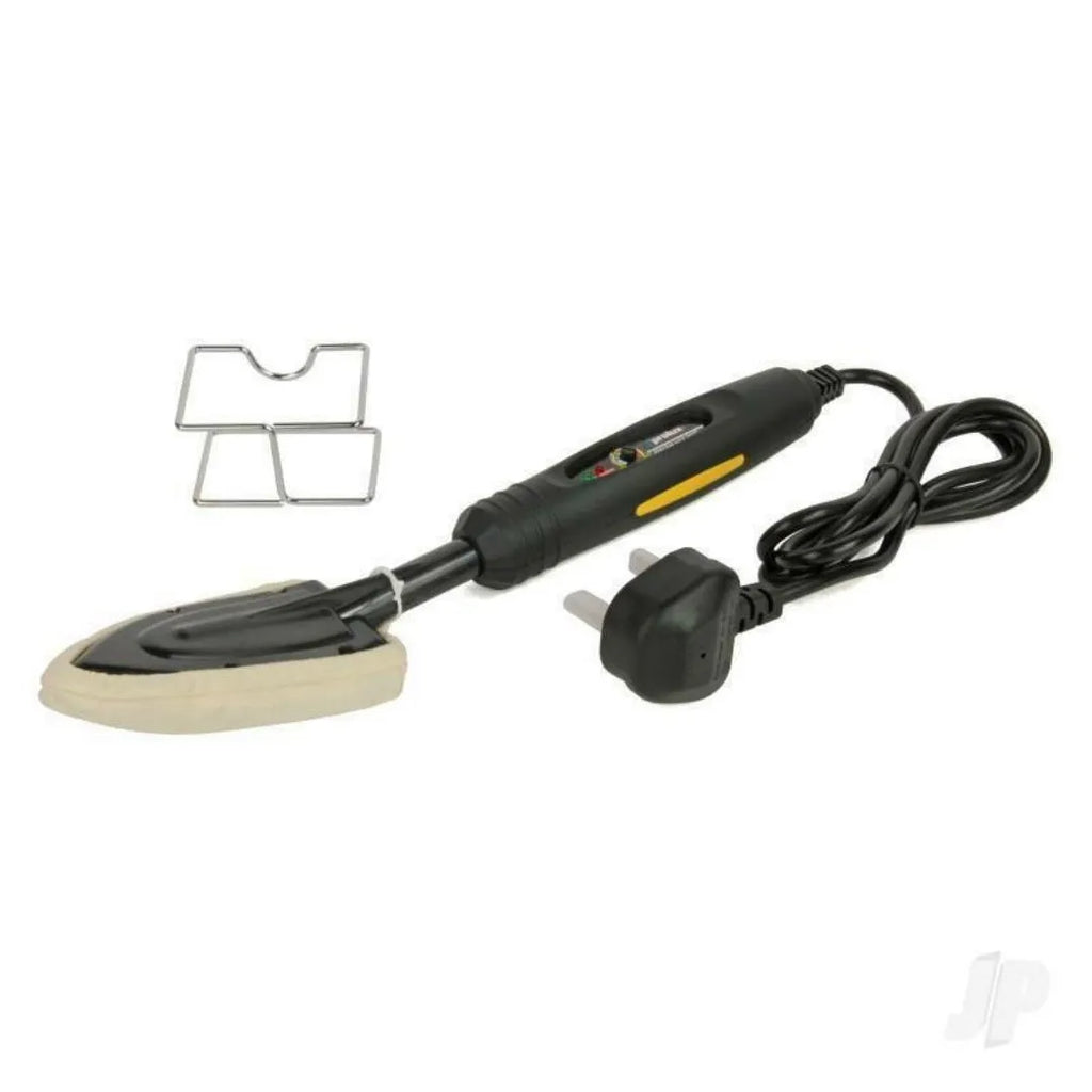 Electronic temperature control hot iron for skin models with cotton cover and heat-resistant bracket