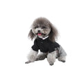Thin cotton poodle clothes for spring and autumn in skirt and trousers styles