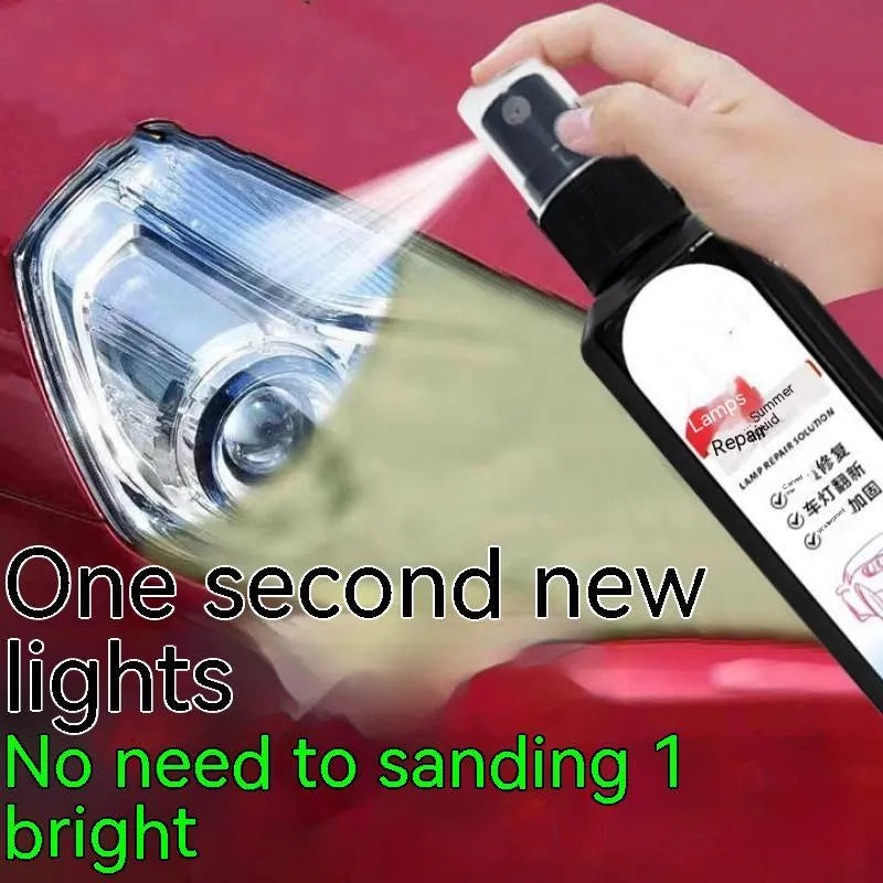 100 ml bottle of car headlight restoration and polishing fluid for lens repair