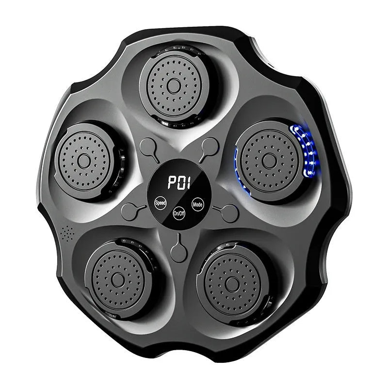 Bluetooth music boxing wall target with hanging-style PU construction and included boxing gloves