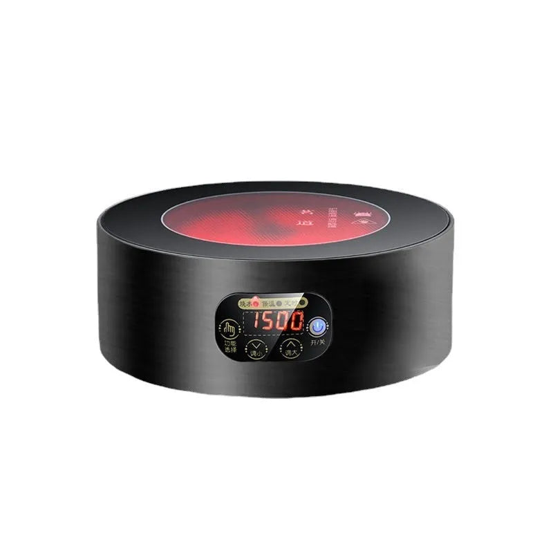 Electric ceramic glass mini tea stove GW-T5 black with touch panel and microcrystalline cooktop