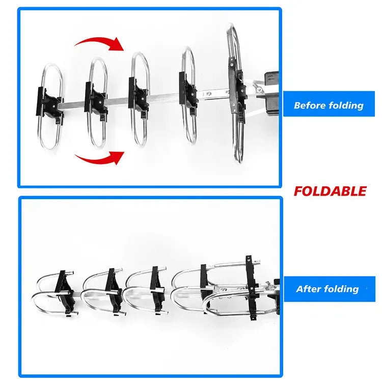 GR-1002 outdoor rotatable television antenna for digital broadcasting reception