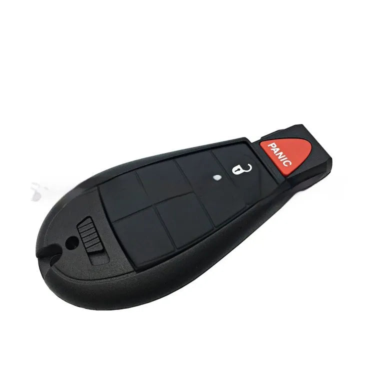 Dodge Chrysler car smart key replacement shell made of ABS brass, dimensions 85mm by 42mm by 15mm.