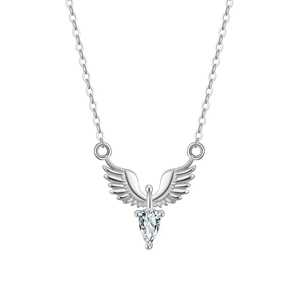 925 sterling silver eagle pendant necklace on an adjustable O-ring chain