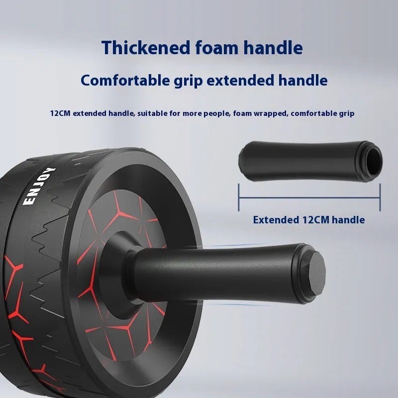Abdominal exercise wheel in a choice of flame red, flame blue, red and black, or three thorn red colours.