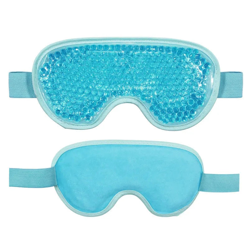 White rechargeable eye moistening device and mask for hot compress therapy.