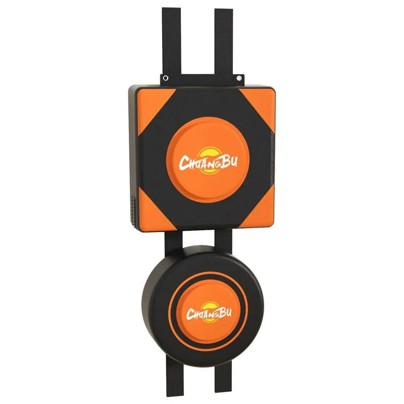 Hanging boxing sandbag wall target set in PU leather with multiple size options for home fitness training