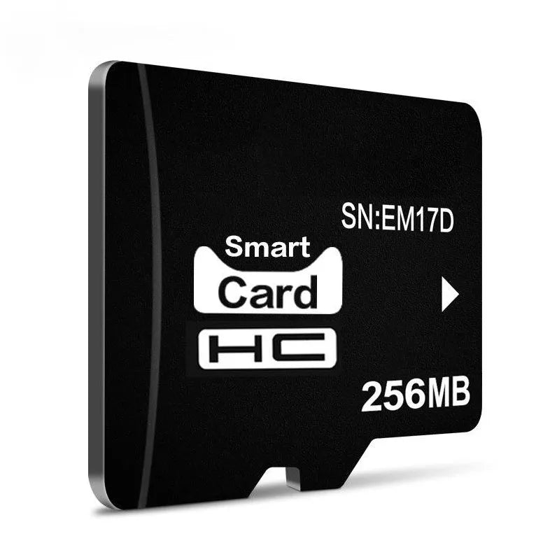 256MB TF memory card with microSD adapter in gift packaging for digital devices