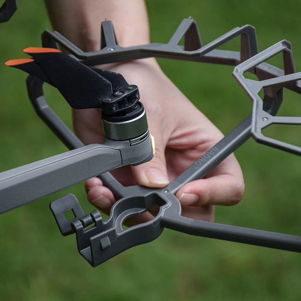 Grey ABS propeller anti-collision protection ring for DJI Mini 2 and DJI Air 2S drones.