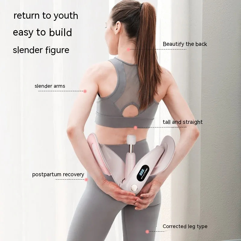 Pelvic floor muscle trainer counting device for kegel exercises in grey colour