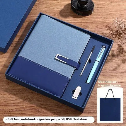 A5 soft pu leather notebook in business brown colour with wood-free paper pages
