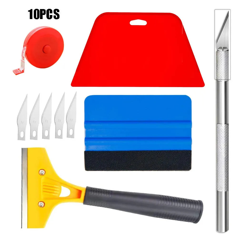 Car film wallpaper smoothing tool set plastic tools for automotive film application