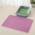 Anti splash EVA double-layer cat litter mat in six colours and four sizes for litter tray and cage use