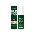50ml Hair Helper Spray bottle with pump, containing ginger root oil and plant extract formula.