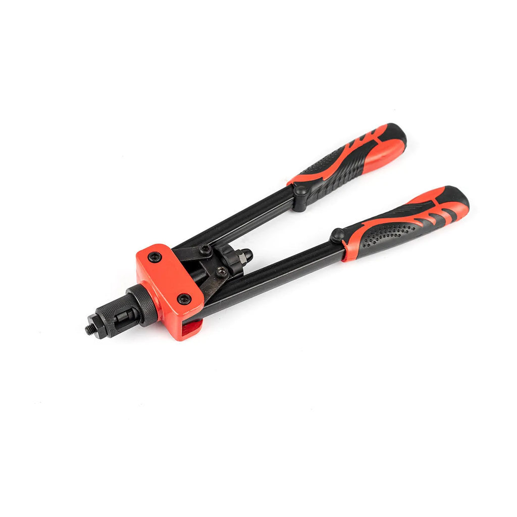 CQ14 alloy steel rivet nut pull-setter tool with 37cm handle and six interchangeable M3 to M10 tips