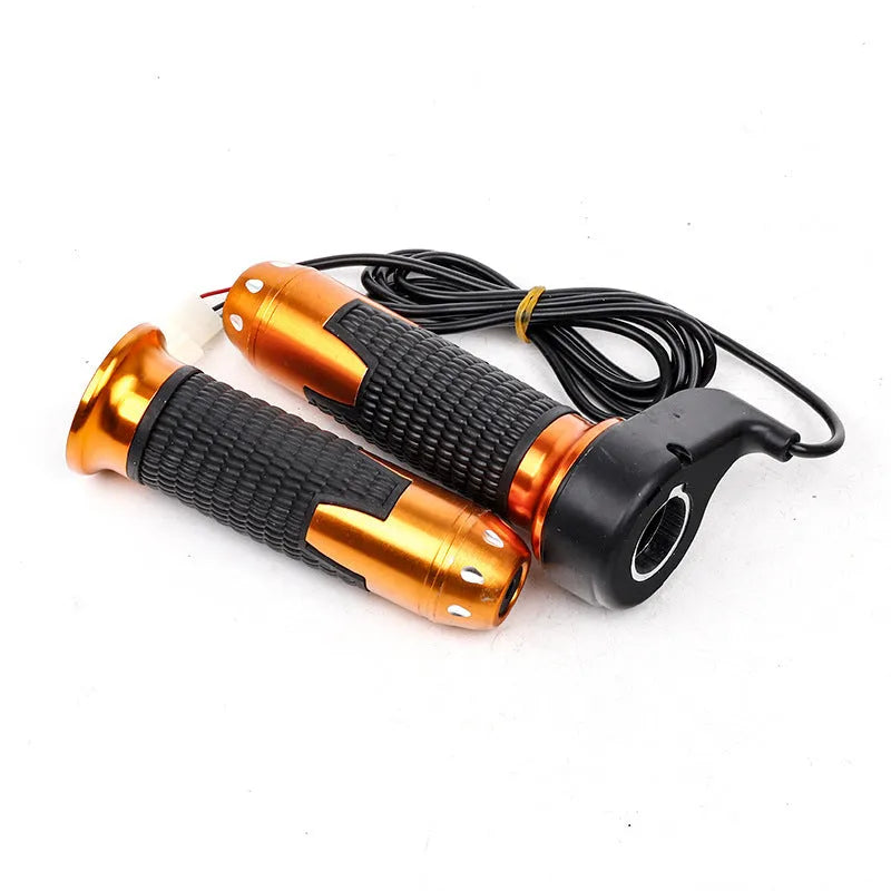 Plastic three-speed rotating throttle handle kit for three-wheel electric vehicle modification.