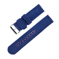 Waterproof canvas watch band, 1.4mm thick, NATO 18mm 20mm 22mm 24mm, Black Blue Brown Green