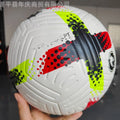 Fluorescent green size 5 football training ball with PU construction for club league matches