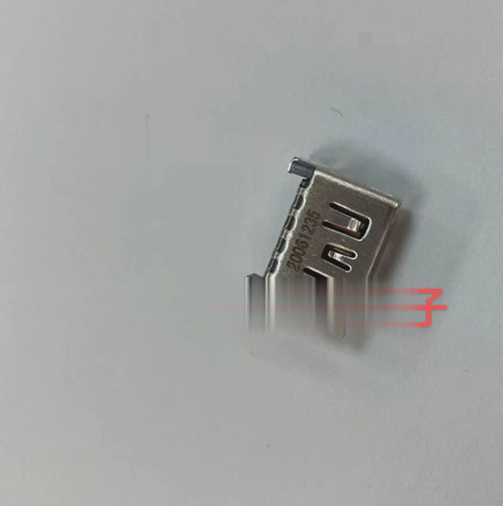 Silver HDMI host socket connector for game console port replacement