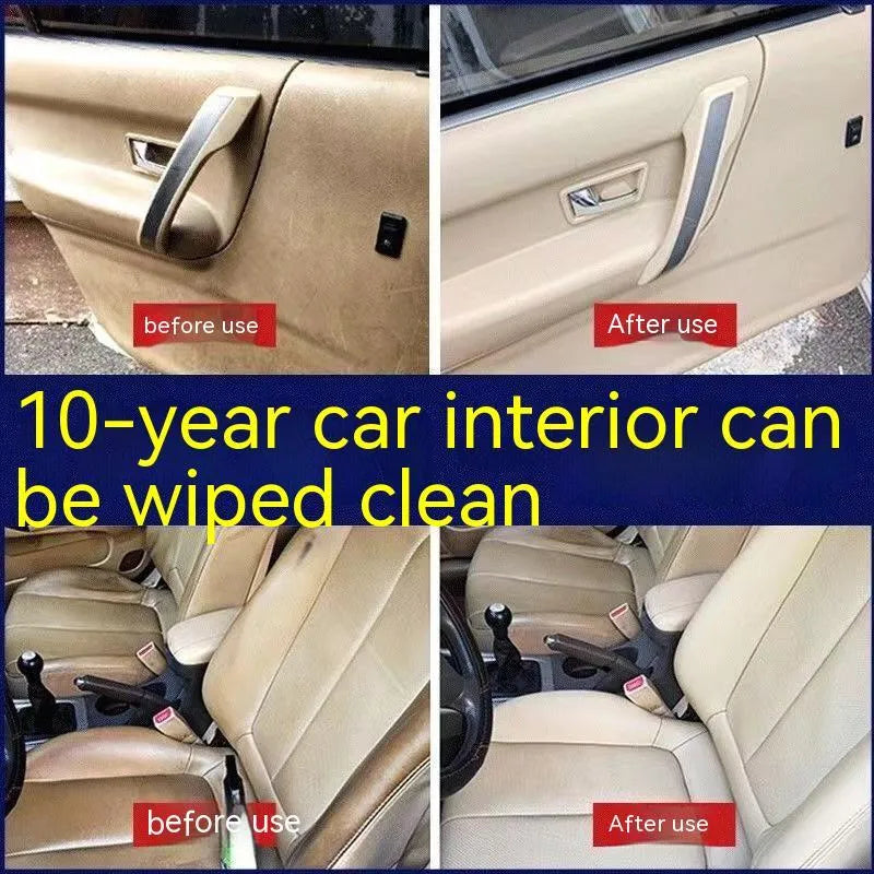 Interior ceiling foam cleaner bottle with herb essence for fabric roof stain removal