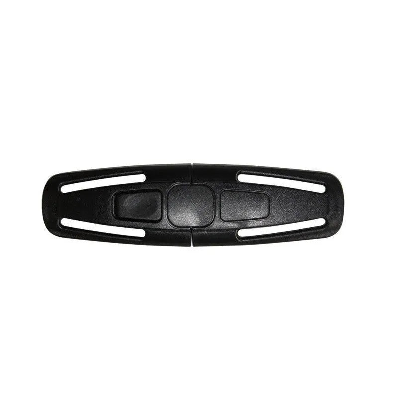 Black nylon child safety seat buckle replacement part for 5-point harness systems