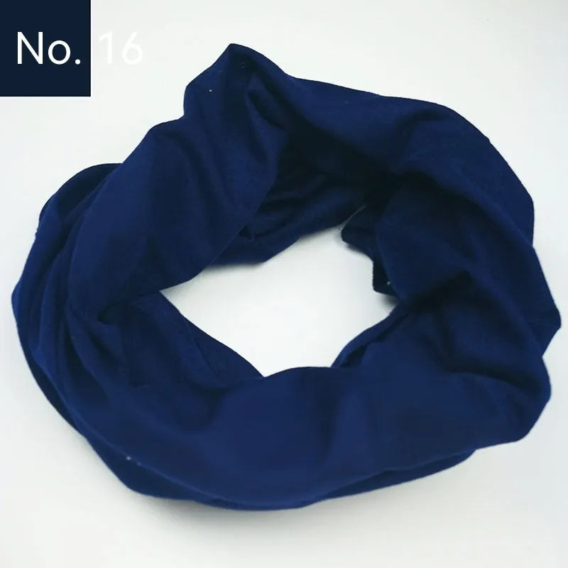 Seamless polyester magic headscarf in multiple colours for outdoor sports