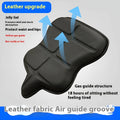 PU rubber motorcycle cushion cover with waterproof and sun protection, leather tank seat cover style
