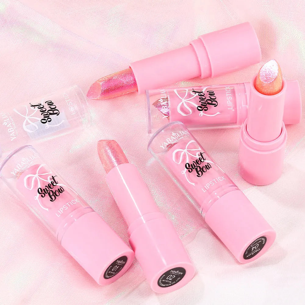 Sweetheart Bow XINGX Diamond Series lipstick showing six colour options