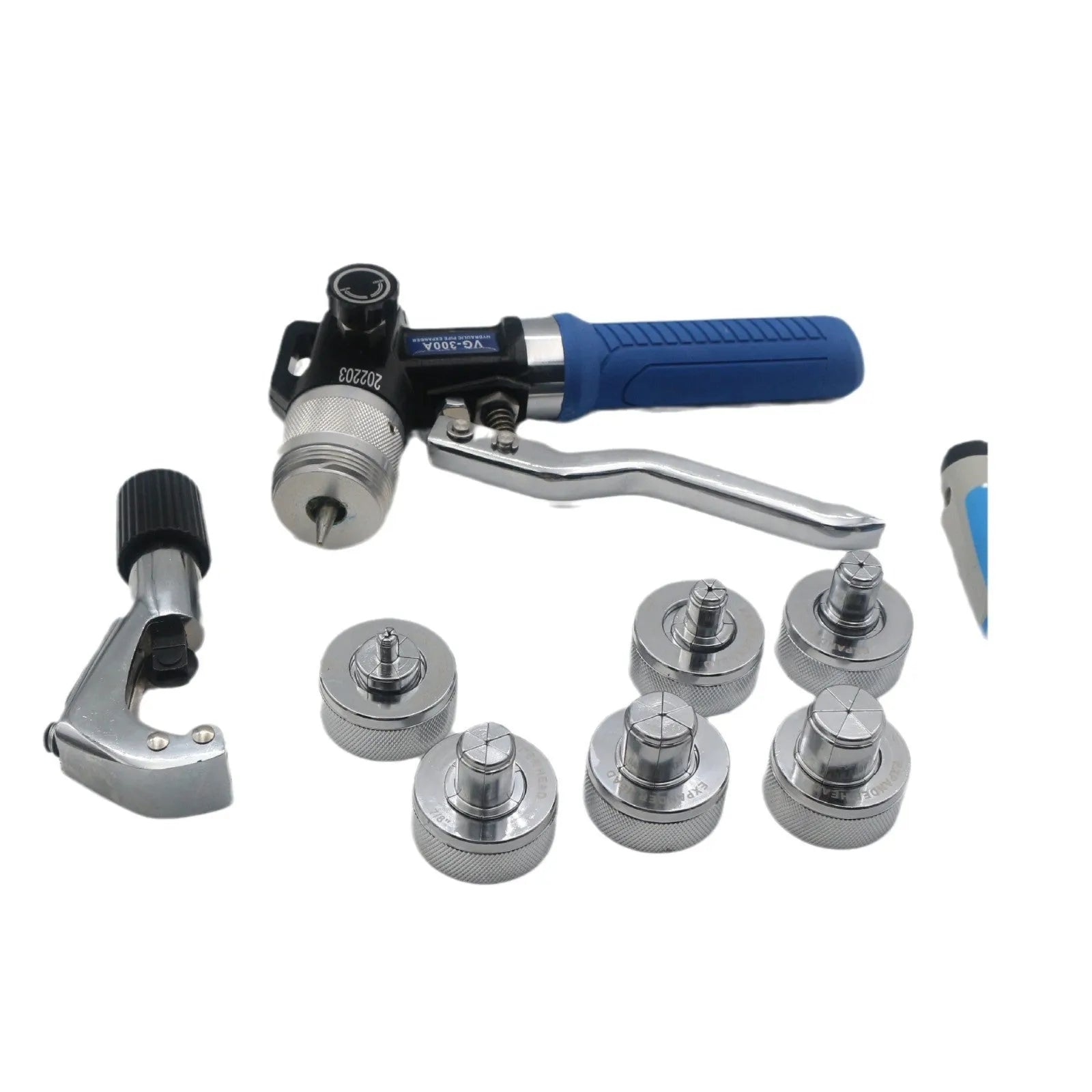 VG-300 style hydraulic tube expander tool for refrigeration system maintenance.