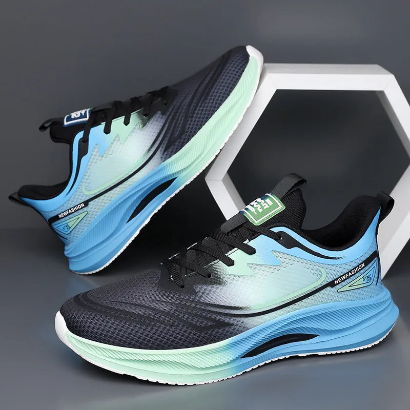 Men's lightweight mesh casual shoes in various colours with rubber soles