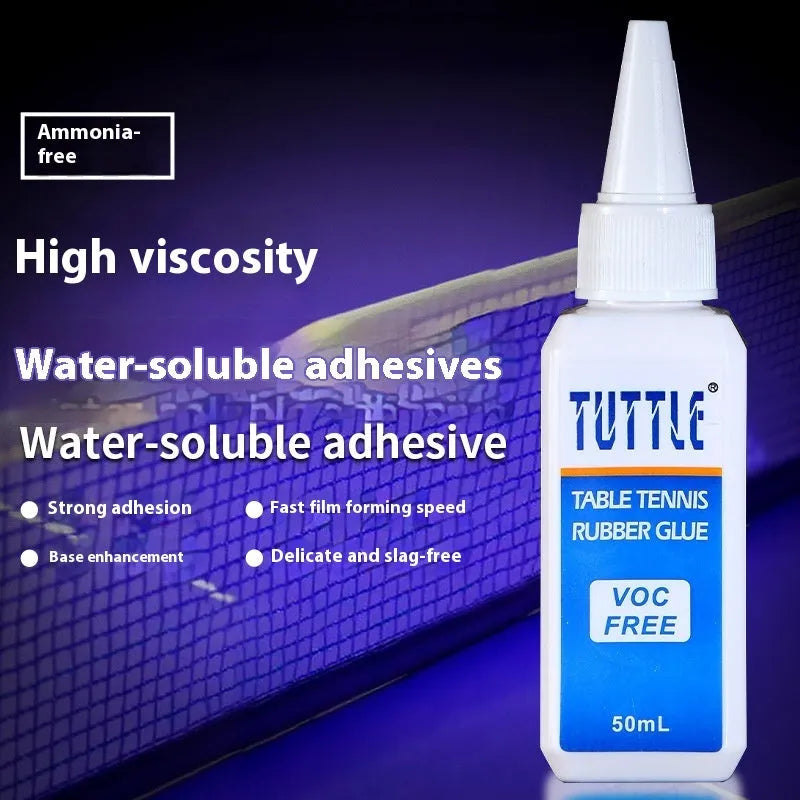 50ml bottle of table tennis inorganic glue for racket rubber and ball game use