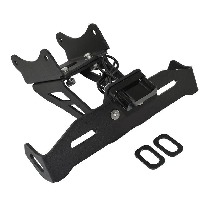 Black aluminium alloy short tail licence plate holder bracket for Honda motorcycles