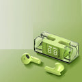 E90 wireless Bluetooth sports earphones in black, green, purple, or white with in-ear design