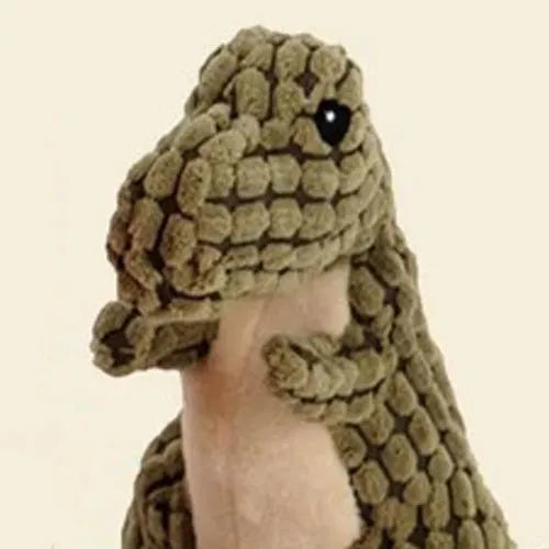 Sound-producing dog toy for biting resistance in grey, green, and orange colour options