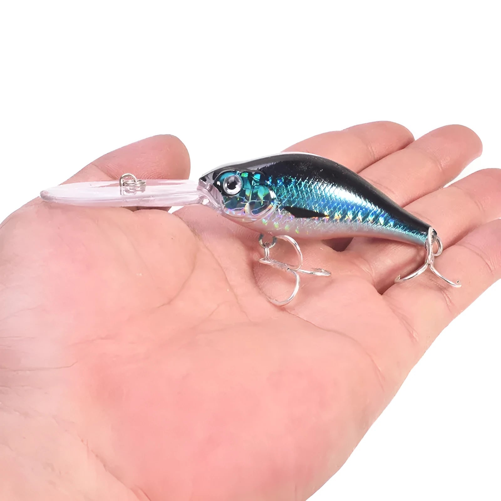 10.5cm deep diving minnow fishing lure with floating rock action in multiple colour options