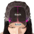 Real human hair lace front wig with gradient colour on a mannequin head, showcasing the natural hairline.