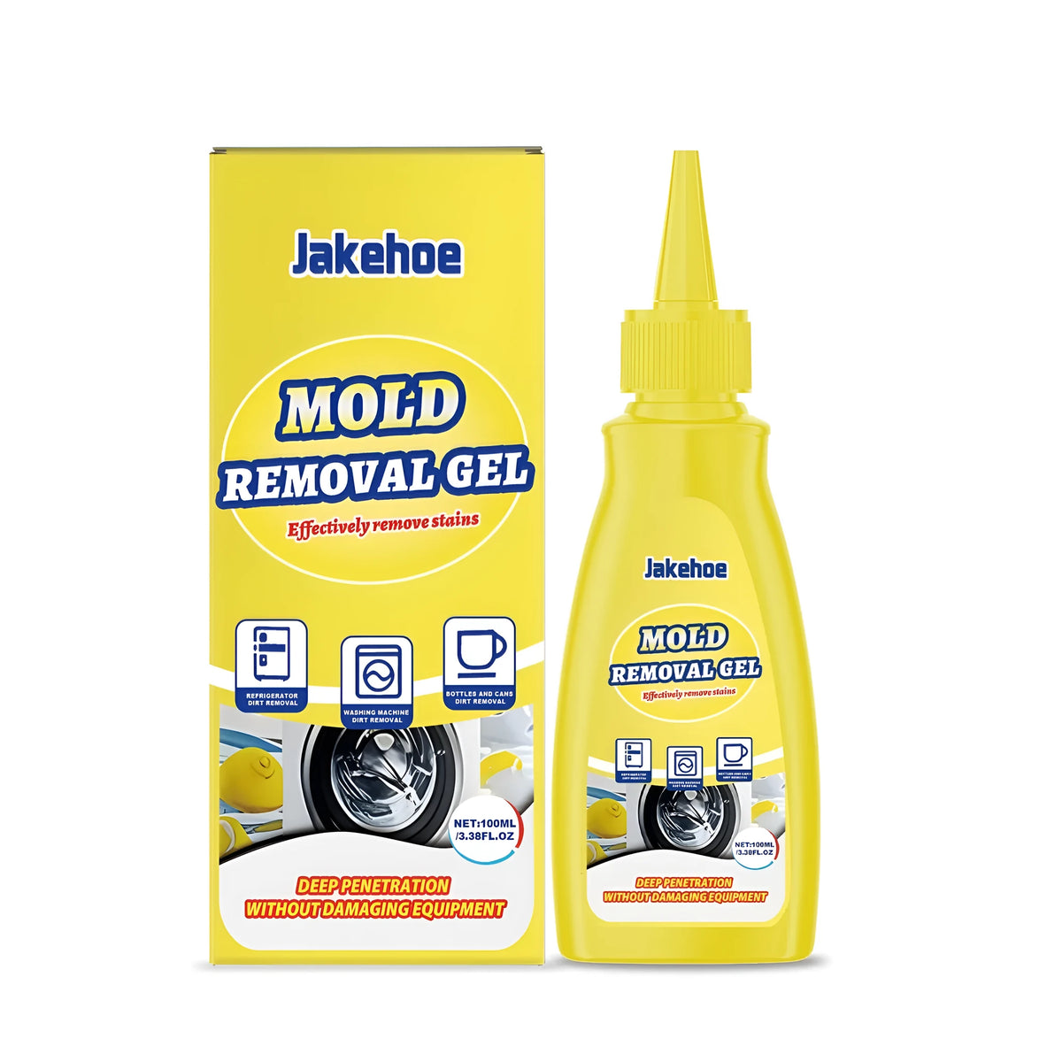 100ml mould removal gel tube for grout, tiles and silicone sealant cleaning