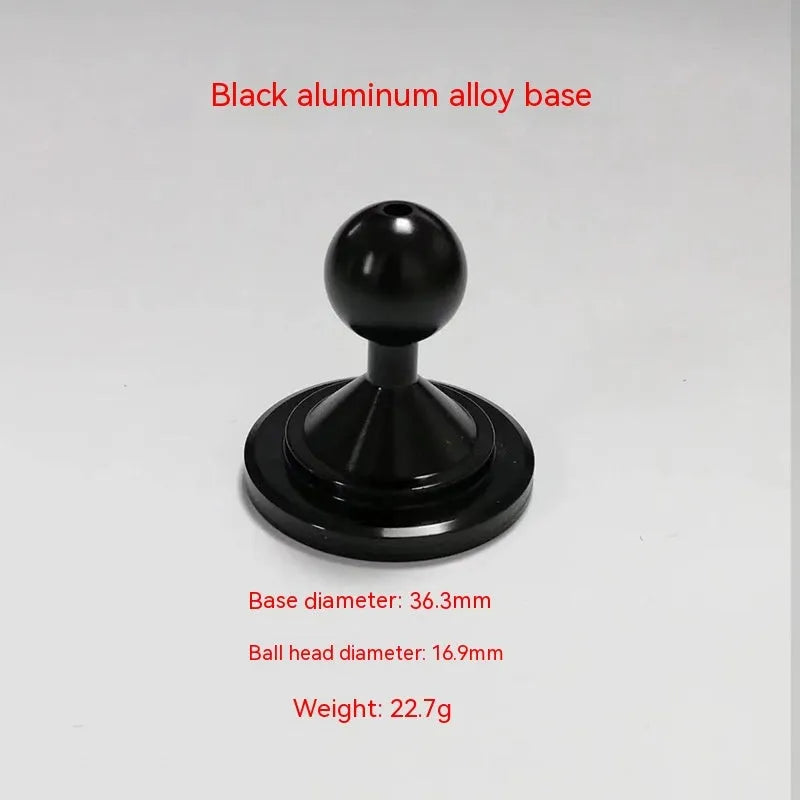 Aluminium alloy instrument panel accessories in black and silver finishes for universal dashboard mounting