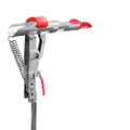 Automatic stainless steel sea rod holder with 32cm storage length and silver red finish