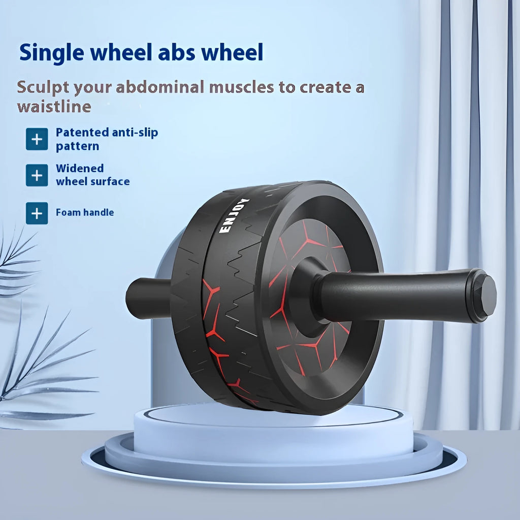 Abdominal exercise wheel in a choice of flame red, flame blue, red and black, or three thorn red colours.